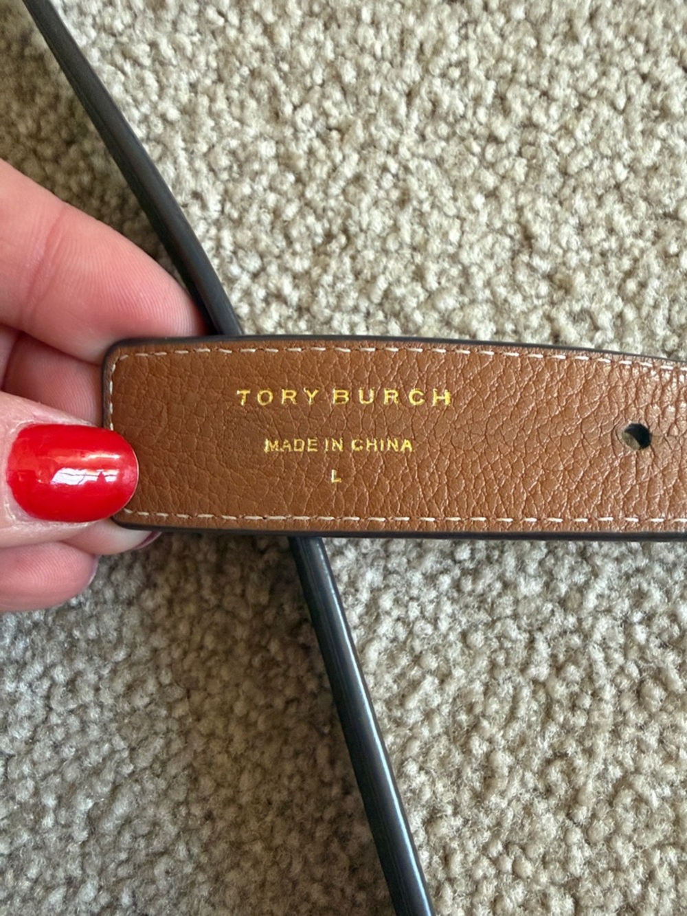 Tory Burch 1” Miller Reversible belt - Picture 3 of 8